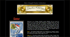 Desktop Screenshot of chagallposters.net