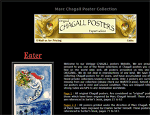 Tablet Screenshot of chagallposters.net
